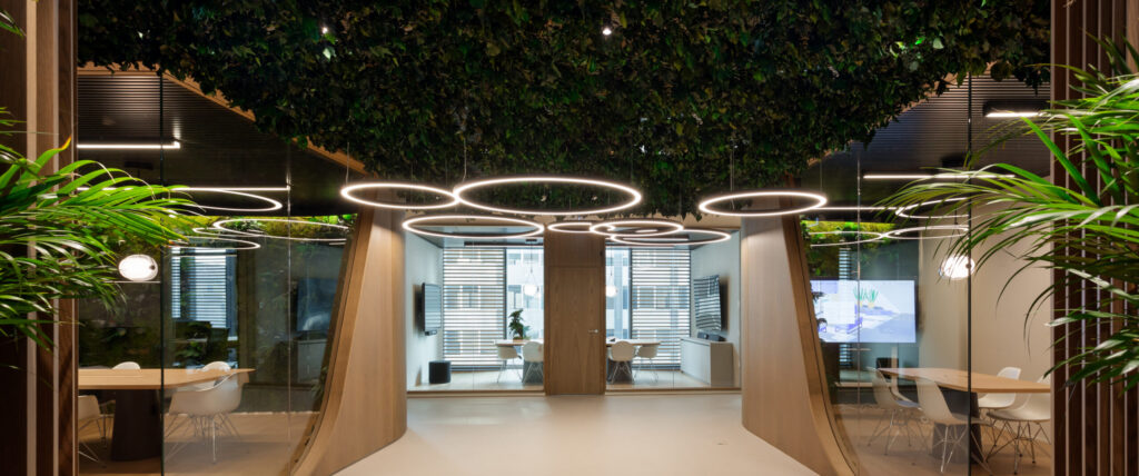 Biophilic Design benefici del verde in ufficio
